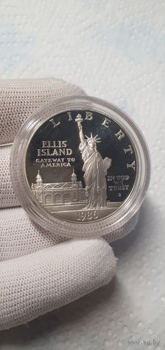 1 доллар 1986г.