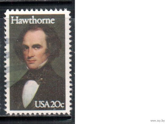 США-1983, (Мих.1642) , гаш., Личности, Писатель, (одиночка),