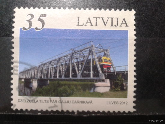 Латвия, 2012. Железнодорожный мост