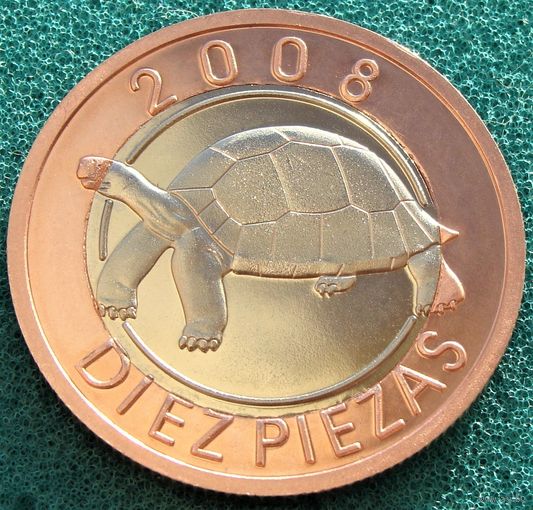 Галапагосские острова. 10 PIEZAS 2008 год  Unusual
