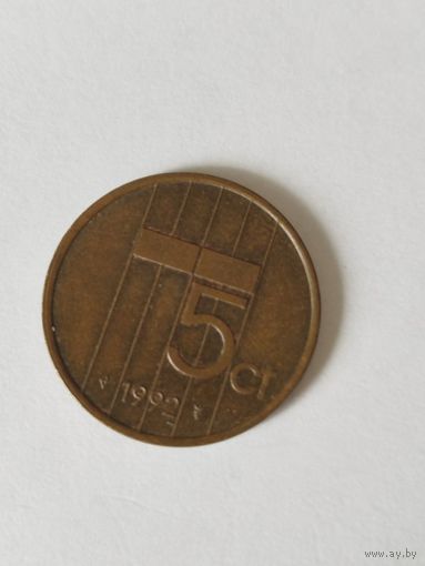 Нидерланды 1992 5 цент..