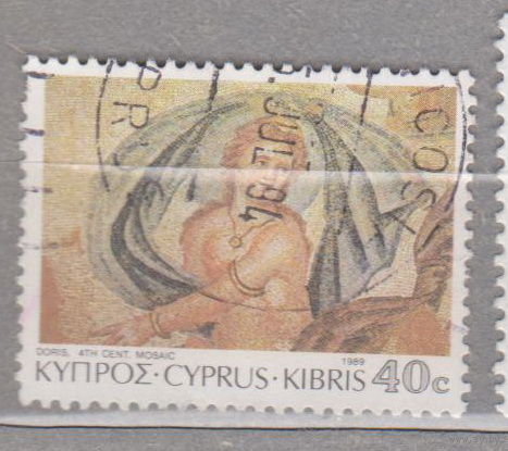 Искусство культура религия Кипр 1989 год лот 1022 по каталогу 1,69 у.е
