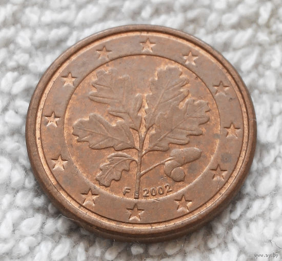 1 евроцент 2002 (F) Германия #04