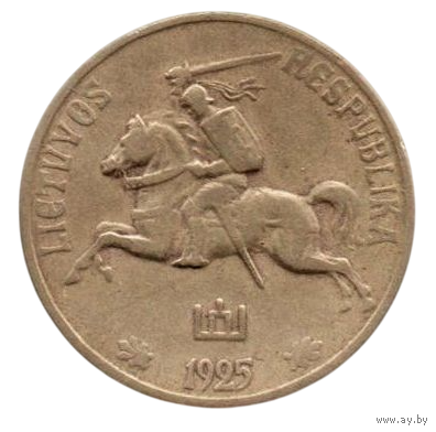 ЛИТОВСКАЯ РЕСПУБЛИКА. ПЕРВАЯ РЕСПУБЛИКА. 20 ЦЕНТОВ 1925 г. ПАГОНЯ.