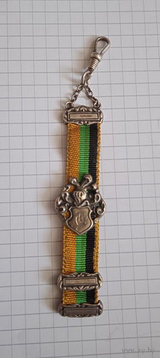 Знак подвеска студенческого союза серебро