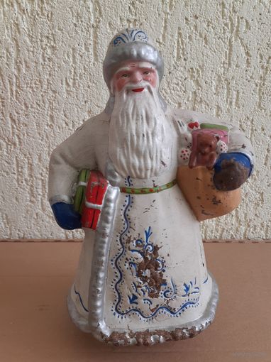 Дед Мороз с подарками, пресс опилки. СССР