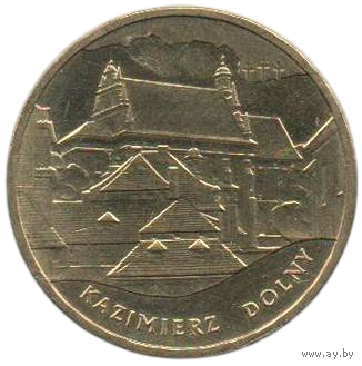 Республика Польша (III Речь Посполитая). 2 злотых 2008. Памятники Польши - Казимеж - Дольны.
