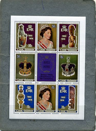 ОСТРОВА КУКА, 1983,  25** лет коронации чистая