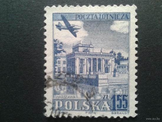 Польша 1954 стандарт, авиапочта