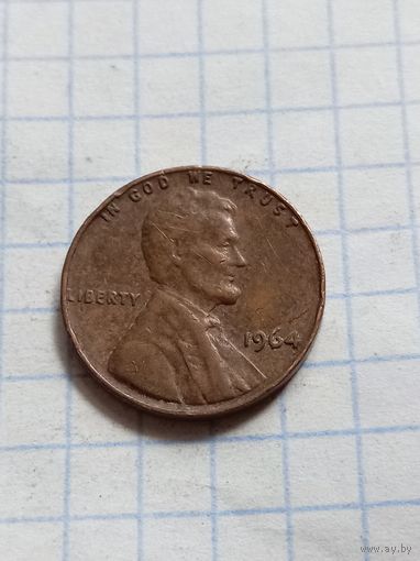 1 цент 1964 года