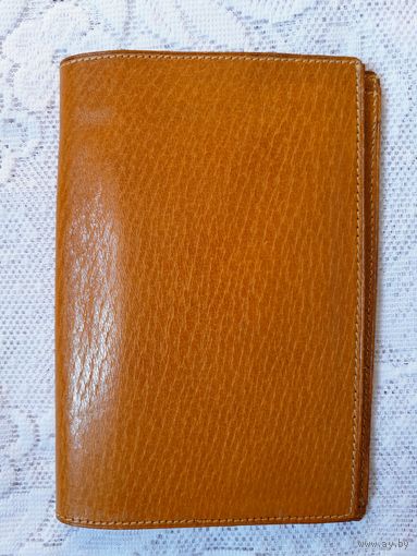 Портмоне мужское, винтажное, натуральная кожа, эксклюзив. 90-е годы, Польша. Новое.