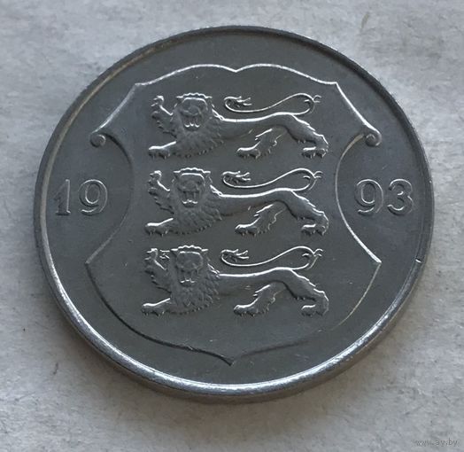 Эстония 1 крона 1993 - AUNC