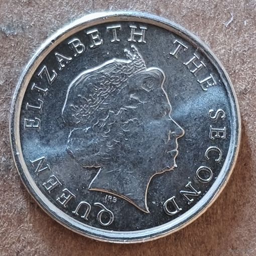 Восточные Карибы 10 центов 2009 г.,  КМ# 37а