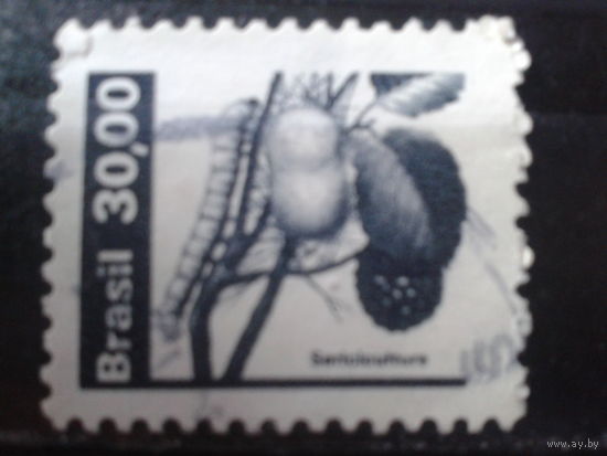 Бразилия 1982 Стандарт, фрукты и гусеница 30,00