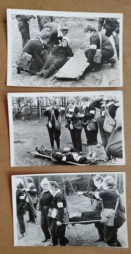 Фото из СССР. На соревнованиях сандружинниц. Пуховичский район. Цена за 3 фото.