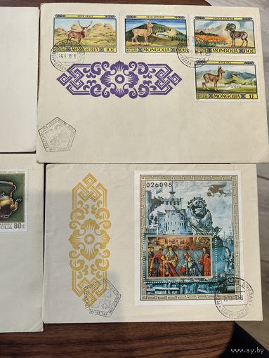 Лот конвертов Монголия 4