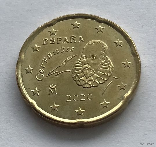 Испания 20 евроцентов 2020 - UNC!