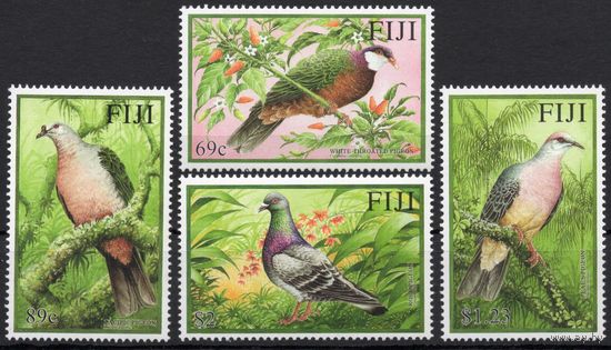 Фиджи 2001. Фауна. Птицы. 4 марки (970-73)
