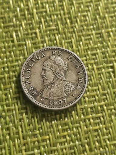Панама 1/2 сентесимо 1907г. KM#6.