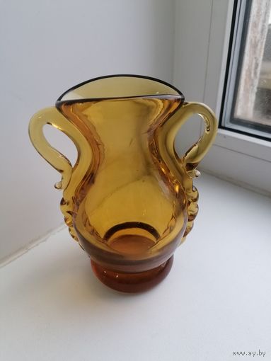 Вазочка, стекло, лот 7/5М