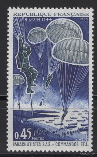 Франция 1969 ** Война Десант Милитария.