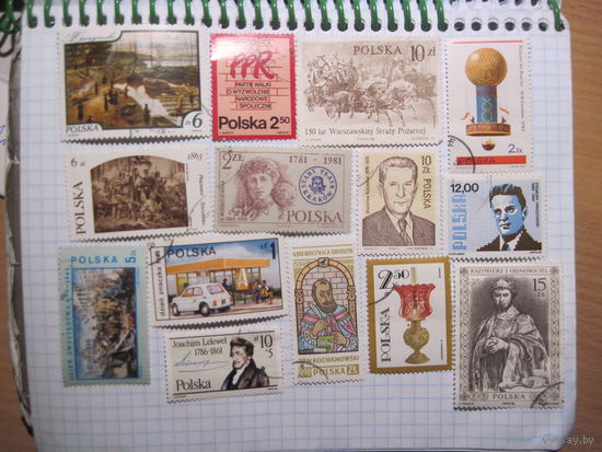 14 марок Польши с рубля!