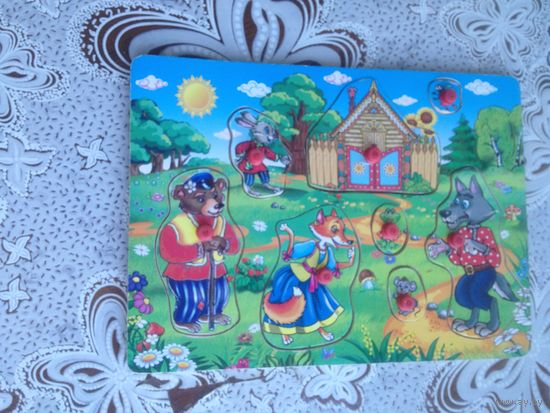Детская деревянная игрушка, развивающая.