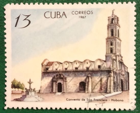 Куба 1967. Церковь и монастырь Святого Франциска Ассизского в Гаване