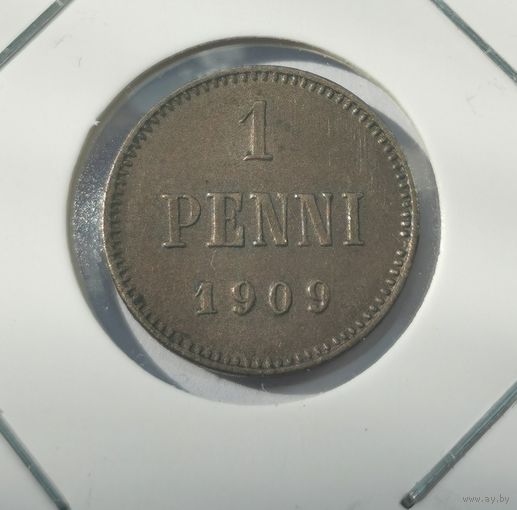1 пенни 1909 г. С рубля.