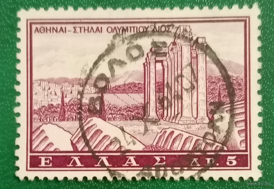 Греция 1961. Храм Зевса Олимпийского в Афинах