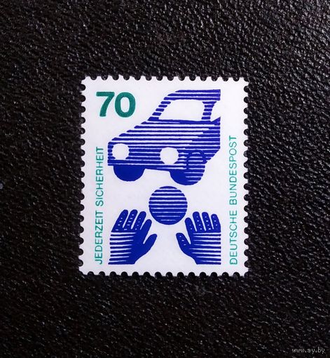 Марка Германия 1973 год Стандартный выпуск