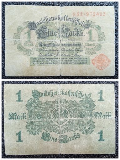 1 марка Германия 1914 г.