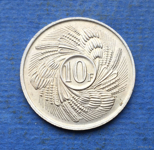 Бурунди 10 франков 1968
