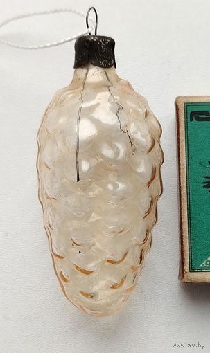 Ёлочная игрушка. Шишка. Н-63.