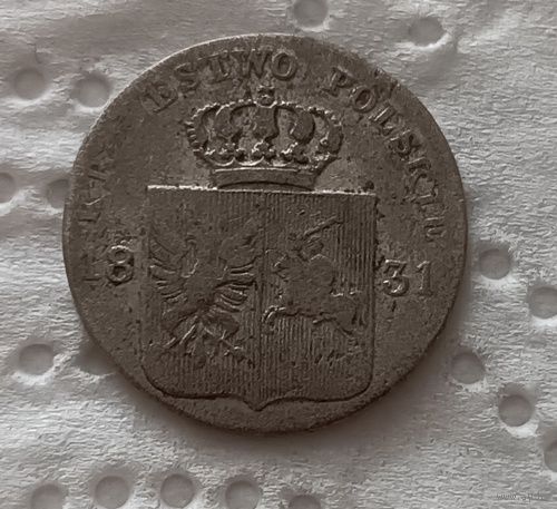 10 грош 1831 восстание, лапы орла согнуты R !