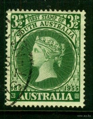 Австралия - 1955 [Mi. 258] Гашеная (AU04)