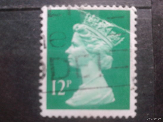 Англия 1985 Королева Елизавета 2  12 пенсов