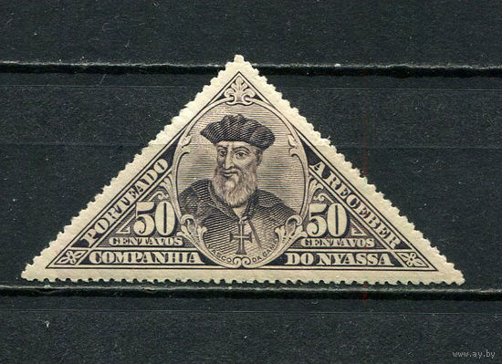Португальские колонии - Ньяса - 1924 - Васко да Гама 50С. Portomarken - [Mi.9p] - 1 марка. MH.  (Лот 48HQ)-TG3P1