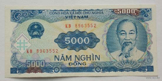 Вьетнам 5000 донгов 1991