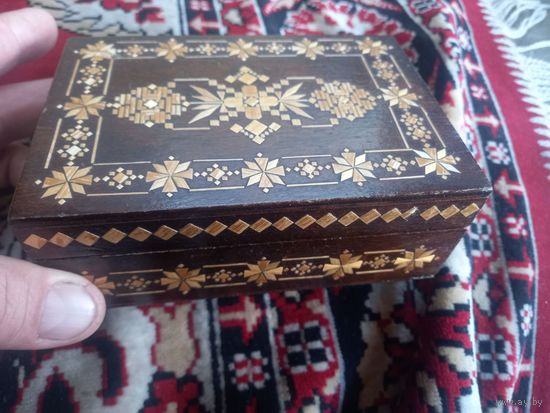 Шкатулка СССР соломка