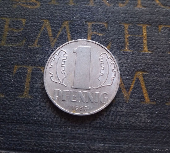 1 пфенниг 1968 (А) Германия ГДР #38 XF