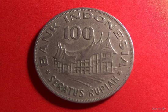 100 рупий 1978. Индонезия.