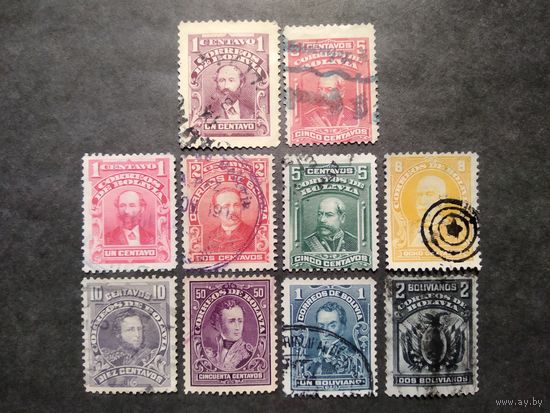 Боливия\1213\ 1901-1913 г.г. личности