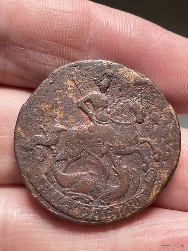 2 копейки 1761 года без МЦ.