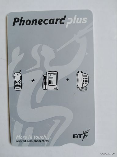 Телефонная карта. Англия.