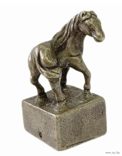 Статуэтка миниатюра Лошадь Бронза