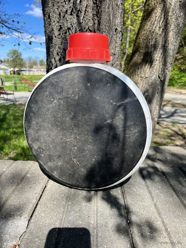 Большая термо фляга ссср алюминий