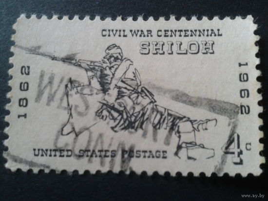 США 1962 солдат стреляет