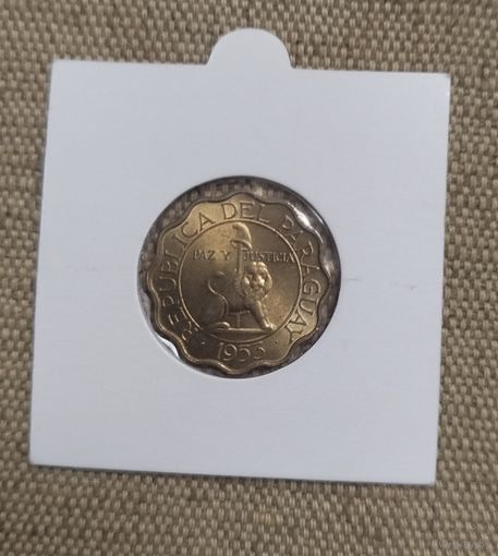 Парагвай 25 сентимо 1953