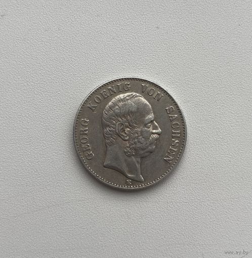 САКСОНИЯ  2 марки 1904 г.